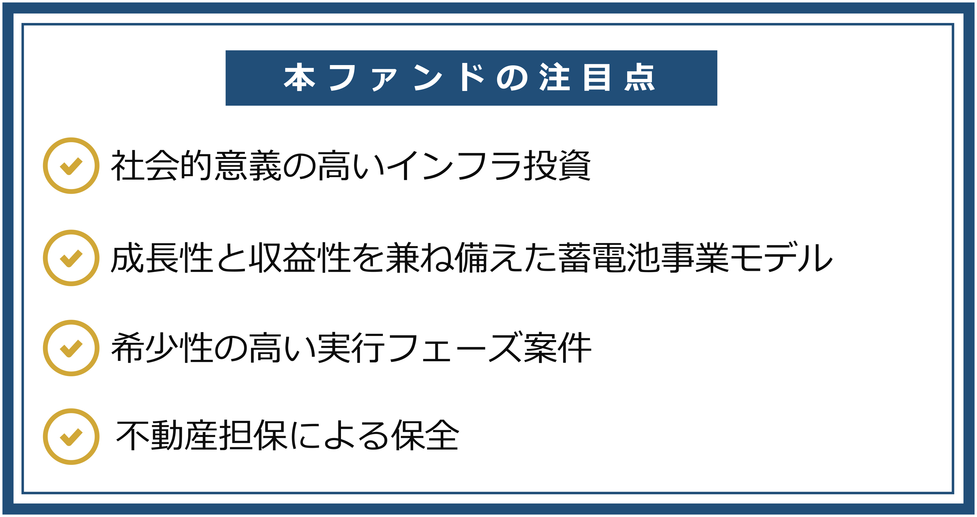 本ファンドの注目点