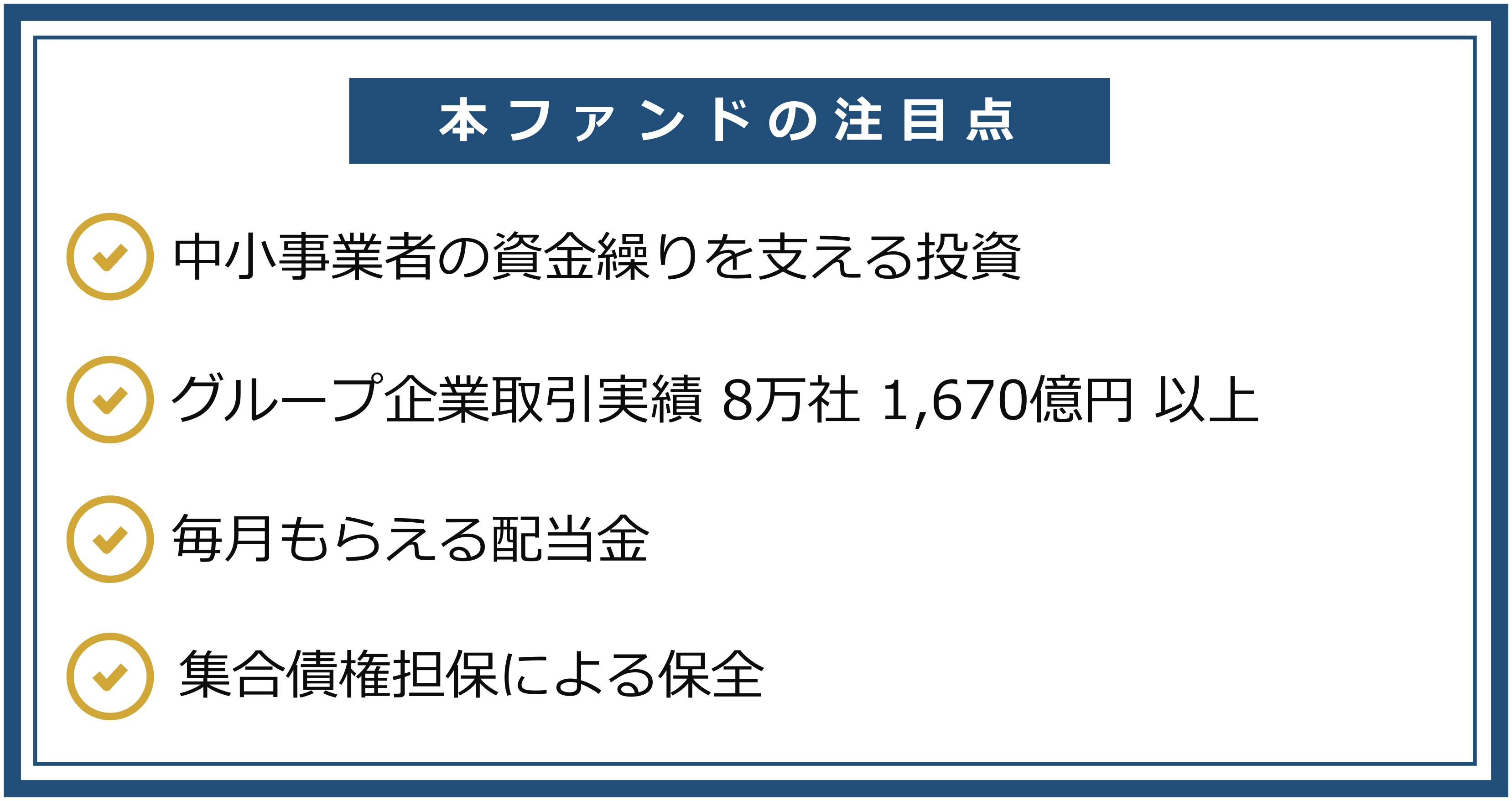 本ファンドの注目点