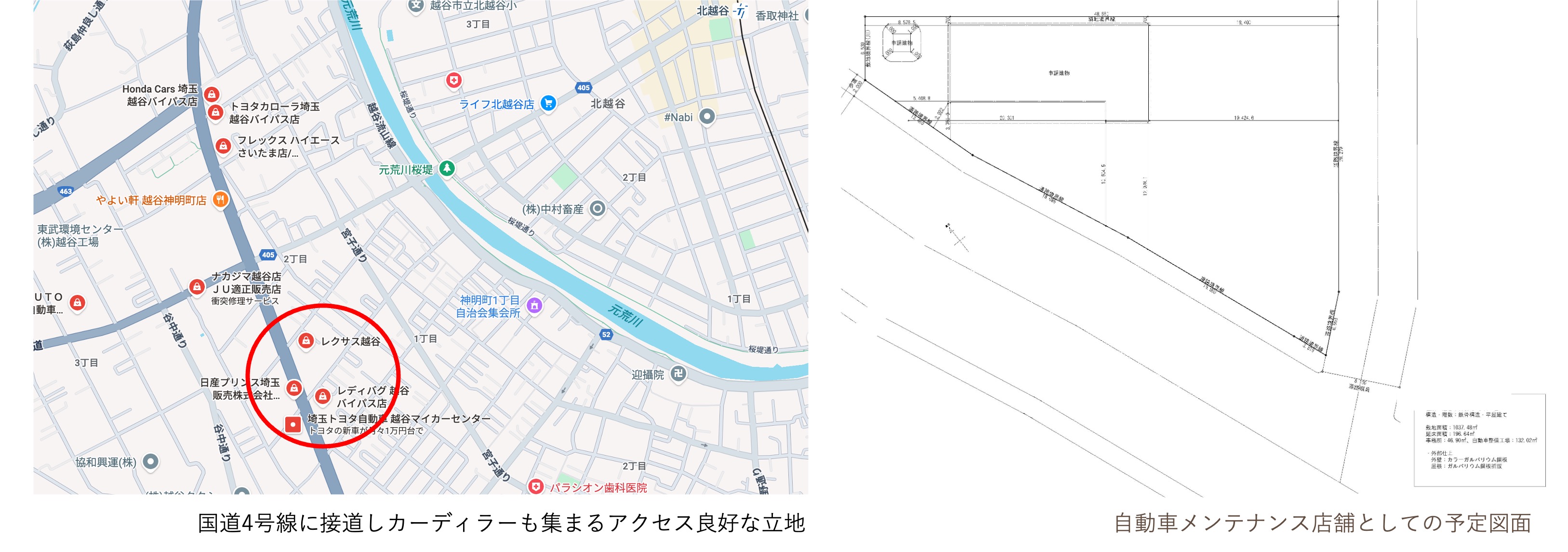 ロードサイド店舗建設プロジェクトについて